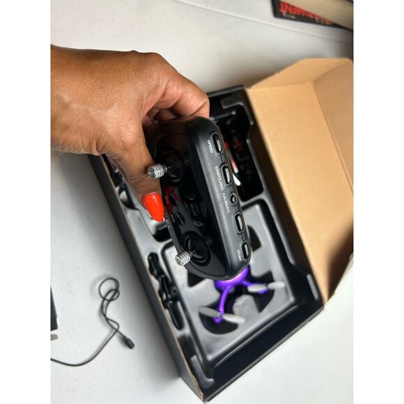 Zipp Nano X2 Drone In/Out door 2.4Ghz Blue & Blk Mini Size - Picture 14 of 16